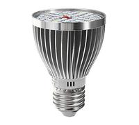 FTVOGUE 60W E27 2835SMD Full Spectrum Grow Light Plant Hydroponic Bulb 40Red 14Blue 2IR 2UV 2White for Indoor Plants Seeding