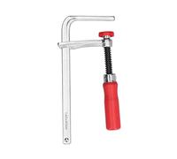 FTVOGUE Adjustable Aluminum F Clamp Safe Bar Clamps with Comfortable Poplar Handle for Woodworking Project (160 * 60mm)