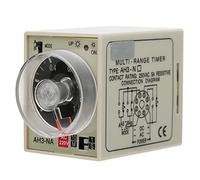FTVOGUE AH3 NA Timing Relay, Adjustable Delay Timer, AC220V Power On Delay for Industrial Applications