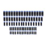 FTVOGUE Air Hose Fittings, 80-Piece Push to Connect Kit for 4-12mm PE PU