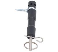 FTVOGUE Aluminum Alloy Perimeter Trip Alarm Spring Reusable Trip Wire Alarm for Home Camping Outdoor Security (Black)