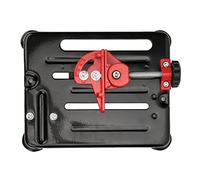 FTVOGUE Angle Grinder Bracket Steel Angle Grinder Holder for 100 to 125 Mill Adjustable 45 Degree 80mm Clamping Width 30mm Cutting Depth for Workshop Metal Cutting