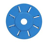 FTVOGUE Angle Grinder Wood Carving Disc 8 Teeth Milling Cutter Carving Disc Polishing Shaping Root Hardwood Softwood (Blue)