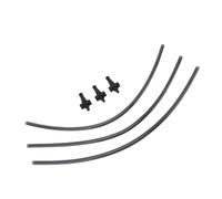 FTVOGUE Automatic Coffee Machine Milk Hose, 3pcs Silicone Milk Tube with Connectors 13.4in, Replacement Set for EQ9 EQ700, for External Container Home Coffee Users
