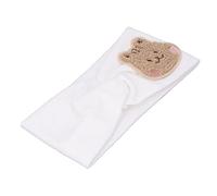 FTVOGUE Baby Headbands, Soft Cotton Super Stretchy Cartoon Animal Pattern Head Wrap with High Elasticity Design, for Toddlers Newborns Kids (White)