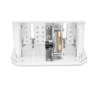 FTVOGUE Belt Grinder Sharpener Jig, Precision Adjustable Angle Sharpening Fixture for Workshop Use CNC Machined Aluminum Alloy Stainless Steel Protractor 1 Set with Wrenches