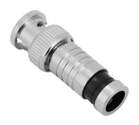 FTVOGUE BNC Male Compression Connector, Premium Material RG59 Adapter for CCTV Signal Transmission, Reliable & Efficient Connection