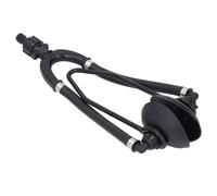 FTVOGUE Boat Motor Flusher Spring Steel and Rubber Outboard Motor Flusher with Dual Feed 5 8 Inch Hose Connector Round Suction Cup for Inboard Outboard Engine Maintenance
