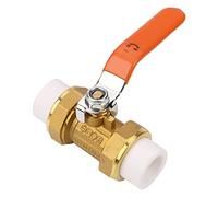 FTVOGUE Brass Ball Valve, 3/4 DN20 Hot Melt Fitting with PPR Connection, for Water Shutoff and Control Applications