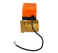 FTVOGUE Brass Motorized Ball Valve, DN50 2-Way 3-Wire 2-Point Control for