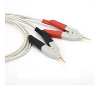 FTVOGUE Bridge Test Clip, 4 Terminal Electronics Test Cable for Low Resistance Testing, Replacement Lead for GOM 801G 802 3540 Series TH26050, for Technicians and Bench Testing