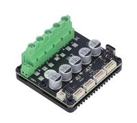 FTVOGUE Brushless Motor Controller with Harness, Servo Motor Driver Board for BLDC 8-24V 120A, Compatible with FOC PWM CAN UART, for Robotics AGV CNC Industrial Automation