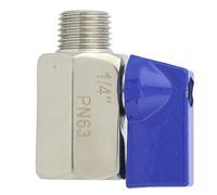 FTVOGUE BSPP Male Female Thread Two Way Shut-Off Ball Valve, 304 Stainless Steel, High Pressure Valve for Water Pipe Connection, Suitable for Various Plumbing Applications ([Internal and External