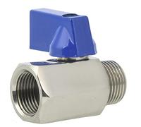 FTVOGUE BSPP Male Female Thread Two Way Shut-Off Ball Valve, 304 Stainless Steel, High Pressure Valve for Water Pipe Connection, Suitable for Various Plumbing Applications ([Internal and External