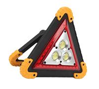 FTVOGUE Car Warning Lamp with COB Portable Floodlight | Foldable ABS Construction, IP65 , 1500lm Brightness, USB Rechargeable for Emergency Roadside Use