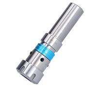FTVOGUE Collet Chuck Holder ER32 Straight Shank for CNC Milling Tapping Float 5mm 6mm, 20CrMrTi Steel Floating Tap Holder with High Hardness HRC48-55 for CNC Lathe M2-M30 Taps (GS-TER32-D32)
