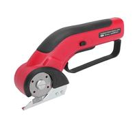 FTVOGUE Cordless Electric Scissors Rechargeable Fabric Cutter with Self Sharpening Blades 320 RPM Motor LED Light for Carpets Leather Craftsmen