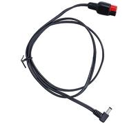 FTVOGUE DC Power Cable ABS Replacement Power Cord Black Portable DC Head for Shortwave Radio for IC 705 Easy Plugging Compact Design for Radio Users