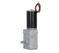 FTVOGUE DC Reduction Motor, Single Shaft DC Motor, Gear, Self Locking, Reversible Speed Reduction, Fan, Made of Aluminum, Suitable for Home or Office Automation (80RPM)