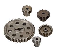 FTVOGUE Differential Main Metal Spur Gear,ftx kanyon spur gear 64T Main Gear 17T 21T 26T 29T Motor Gear, Motor Gear RC Part Fit,ftx kanyon spur gear for HSP BRONTOSAURUS 1/10 Truck 94111