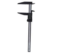 FTVOGUE Digital Electronic Caliper LCD Screen Micrometer Vernier Caliper Measuring Tool with Long Jaw for Instrument Distance 150mm to 300mm (300MM long claw carbon caliper)