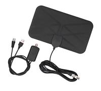 FTVOGUE Digital TV Antenna, HD 4K 1080P Indoor Terrestrial Antenna 25DBI Gain 50-80 Miles Range 360 Degree Reception, with Adhesive Mount, for Free Channels