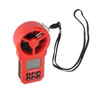 FTVOGUE Digital Wind Speed Meter, ABS Handheld Anemometer Thermometer with 5 Wind Units, 0.3 to 30m S Range, Temperature Display, for Outdoor Weather HVAC Boating