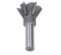 FTVOGUE Dovetail Cutter 60 Degree 6 Flutes Carbide Milling Tool for Steel Universal Shank D60x60° YG8 60mm Cutting for Alloy and Non-Ferrous Metals