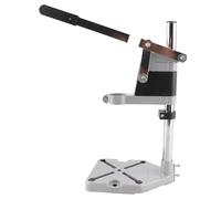 FTVOGUE Drill Press Stand for Hand Drill, Adjustable with Aluminum Base | Compatible 38-43mm Drill Collar, Carbon Steel Column, 60mm Drilling Depth, for Woodworking Workshop