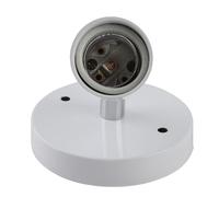 FTVOGUE E27 Vintage Ceiling Light Socket, 180° Rotatable Bulb Holder with | Compatible with E27 Screw Bulbs, Adjustable Direction, Durable Ceramic & Iron Build, Easy Wall Mount with Screws