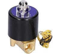 FTVOGUE Electric Solenoid Valve Normally Closed for Water Air Oil 1/4in