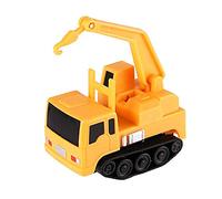FTVOGUE Electric Toy Construction Truck, Auto Sensing Line Following Vehicle with Optical Sensor for Kids Birthday Gifts, Cognitive Development Toy (Yellow)