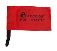 FTVOGUE Electrical Plug Lockout Lock Bag Polyester Lockout Tagout Bag with PVC Pipe Insert Design Blocks Control Buttons Fits Large Plugs Hoists Cranes for Industrial Use
