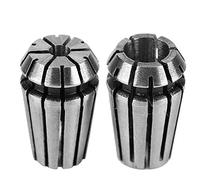 FTVOGUE ER11 High Precision Collet Set, 65mn Steel Durable Accessories, 1/4 Inch and 1/8 Inch for CNC Milling Machine