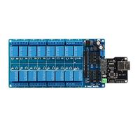 FTVOGUE Ethernet Relay Controller 16 Channel Web Server Remote Control Module with RJ45 LAN WAN for Home Automation Devices Lights Air Conditioner Refrigerator