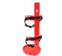 FTVOGUE Fire Extinguisher Holder Wall Mount Bracket with 6.7 Inch Tray and Quicks Release Buckle for 12lb Extinguishers in Garage Workshop Warehouse