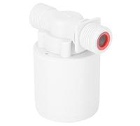 FTVOGUE Floating Ball Valve, Plastic G1/2in Automatic Water Level Control with Built-in Inlet for Water Tanks and Pools