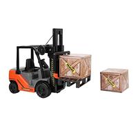 FTVOGUE Forklifts Car 1:10 Scale Plastic Model Toy with Manual Raising Function for Kids and Boys Construction Play