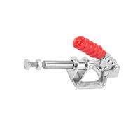 FTVOGUE Galvanized Steel Toggle Clamp, Push Pull Action Latch 240kg | Vertical Toggle Clamp for Welding Fixtures, 3mm Plate Capacity, M8 Push Rod, Galvanized Iron Construction, Secure Workpiece