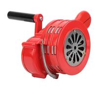 FTVOGUE Hand Crank Siren Manual Alarm, Metal Construction, 120DB Portable Siren for Emergency Response and Safety