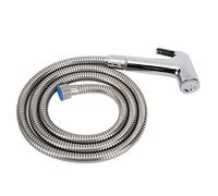 FTVOGUE Handheld Bidet Sprayer G1/2in Thread Silver ABS Stainless Steel, with Ergonomic Grip Low Gentle Spray, for Women Cleaning Floor Toilet Pet Shower