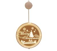 FTVOGUE Hanging Fairy LED String Lights, ABS Snowflake Curtain Lamp with Constant Bright Warm White, Battery Operated IP44 for Indoor Outdoor Christmas Wedding Party Window Decor (type6)