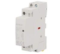 FTVOGUE Household Ac Contactor, 2 Pole 25A Low Noise Compact | Switching Module, 24V Coil 50 60Hz 1NO 1NC, Reduced Holding Power Control Panel Installation