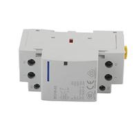 FTVOGUE Household AC Contactor 2 Pole 63A 24V 1NO 1NC DIN Rail (#2) | Modular Switching Unit, Printed Wiring Diagram, Insulated Residential Electrical Panel Control