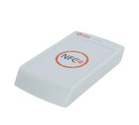 FTVOGUE IC Card Reader Writer, Blue Tooth 4.0 NFC Reader with LED Indicator Buzzer, for IOS Androids ISO14443A M1 Ultralight CPU Cards Access Control Banking