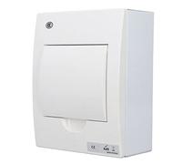 FTVOGUE Indoor Distribution Box, 2 Way Power Distribution Box with 2 MCB B6A Plus B32A and RCD 63A 1P Plus N, Circuit Protection for Garage Factory Household Use