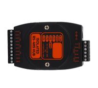 FTVOGUE Isolated Hub 1 Way 232 485 to 4 Way 485 Industrial Converter with 2500Vrms Isolation for Thunder Protection ABS Cover DC 500mA Wide Voltage Power Supply for Outdoor Engineering