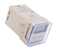 FTVOGUE LED Digital Display Time Relay DC24V Power On Delay Control Relay with 2 Contact Outputs Reset and Pause Functions for Industrial Automation ATS48A2Z (AC380V)
