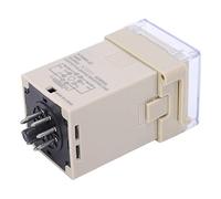 FTVOGUE LED Digital Display Time Relay DC24V Power On Delay Control Relay with 2 Contact Outputs Reset and Pause Functions for Industrial Automation ATS48A2Z (AC220V)