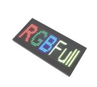 FTVOGUE LED Sign, P10 RGB Programmable Scrolling Display with WiFi for Outdoor Indoor Use, Perfect for Restaurants and Stores 12.6x6.3in